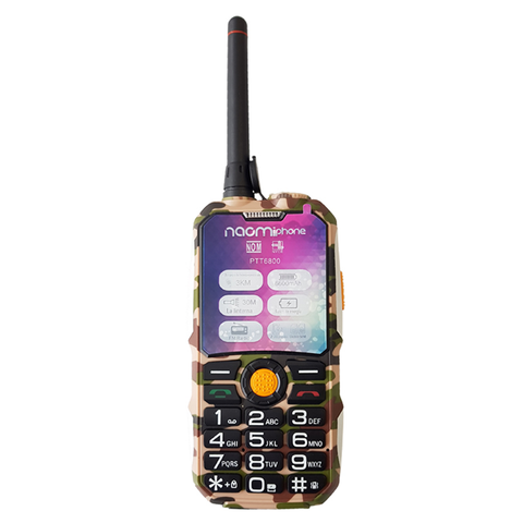 Celular Uso Rudo Naomi Phone Ptt6800 Power Bank Radio
